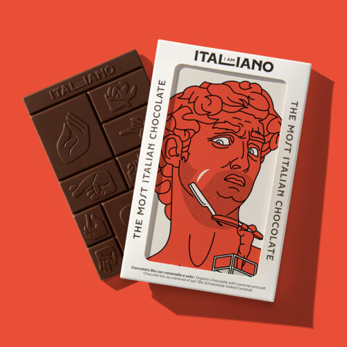Alternative view of DAVID - Cioccolato biologico con caramello e sale