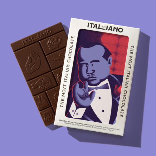 Alternative view of PADRINO - Cioccolato biologico con caramello e sale