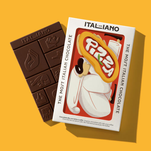 NAPOLI - Cioccolato biologico con latte e caffè 1